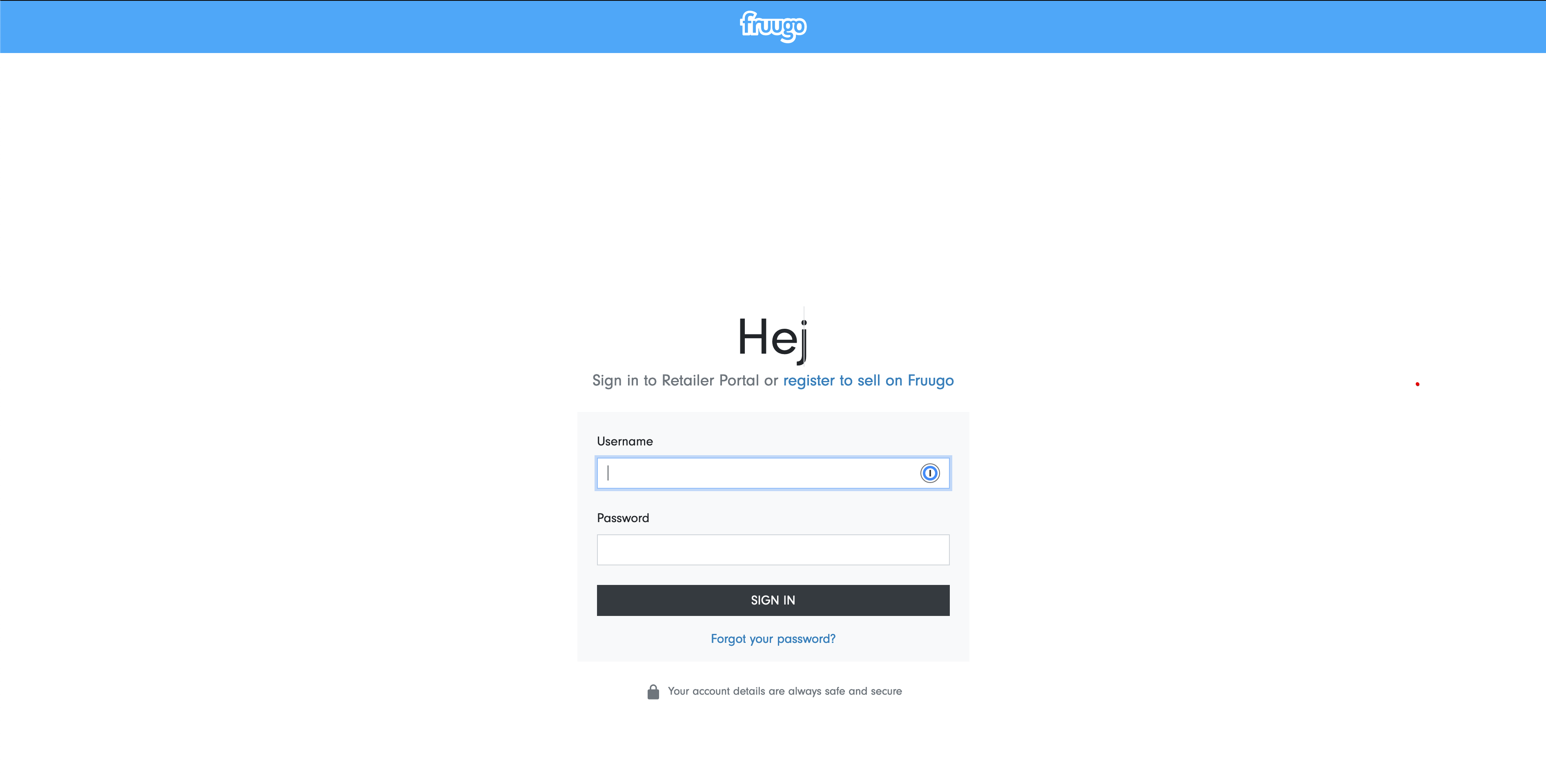 Fruugo retail login.png